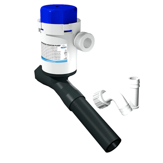 Albin Group Cartridge Aerator Pump  500 GPS  12V  Angled 0105078