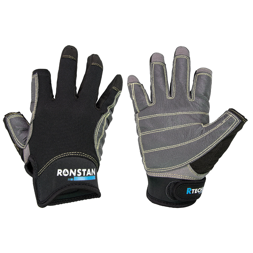 Ronstan Sticky Race Gloves  3Finger  Black  L CL740L