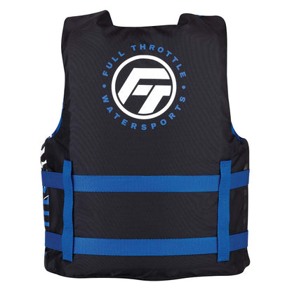 Full Throttle Youth Nylon Life Jacket  BlueBlack 11220050000222