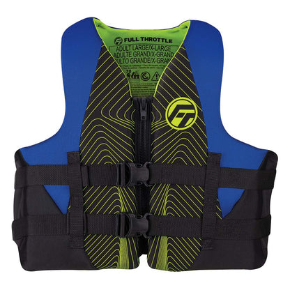 Full Throttle Adult RapidDry Life Jacket  LXL  BlueBlack 14210050005022