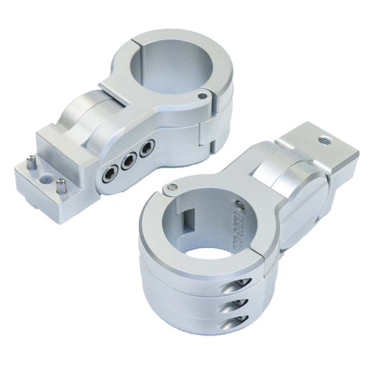 PTM Edge Board Rack Mounts  238 Pipe Clamp  Silver P131982380TEBCL