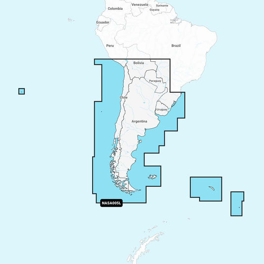 Navionics NASA005L  Chile Argentina  Easter Island  Navionics 010C136530