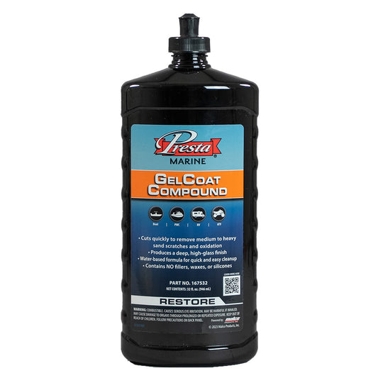 Presta Gel Coat Compound  32 fl oz 167532