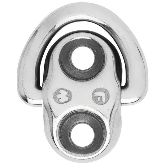 Wichard Folding Pad Eye  6mm Diameter 1564  2 Fixed Holes 6684