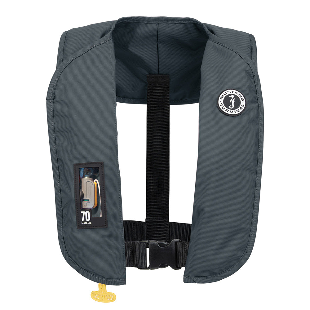 Mustang MIT 70 Manual Inflatable PFD  Admiral Grey MD40411910202
